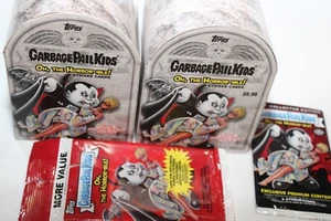 GARBAGE PAIL KIDS 2018 Oh the Horror-ible 2 EMPTY Blaster Box types + 2 wrappers - Picture 1 of 7