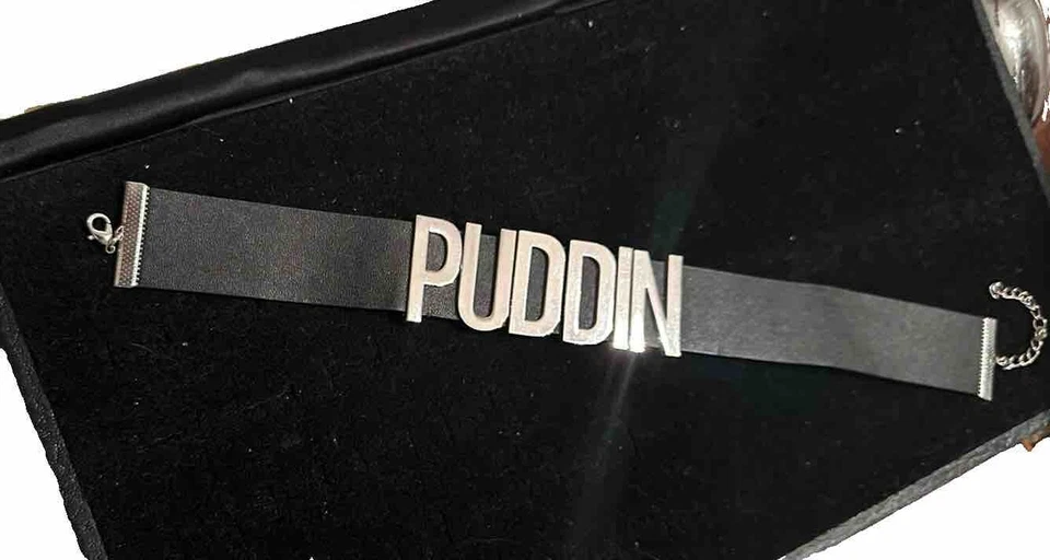 Harley Quinn ошейник шеи воротник PUDDIN слайд ожерелье самоубийства отряд - Изображение 1 из 3