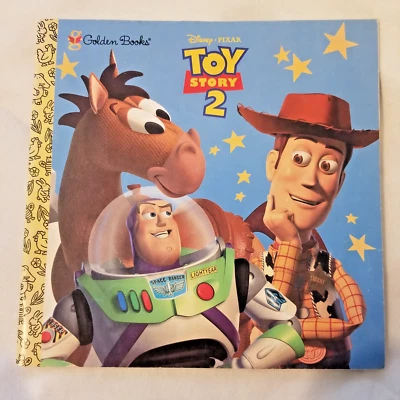 Disney PIXAR "TOY STORY 2" Golden Books Usado 59774 Edición Especial Foto 1 de 4