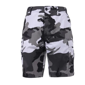  City Camo Military BDU Button Fly Cargo Shorts 65215 Rothco - Picture 1 of 2