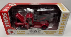 1953 Ford F-100 Texaco Tow Truck Gearbox 1:24 Scale Coin Bank - Picture 1 of 5