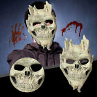 Dämonen Skelettmaske, alte Knochen Schädelmaske, dünne Maske düsteren Horrors
