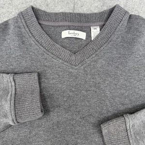Turnbury Pullover Sweater Men’s 2XL Gray V-Neck Heavy Cotton Preppy Casual - Picture 1 of 8