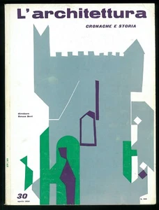 L'architettura cronache e storie n. 30 aprile 1958  direttore Bruno Zevi - Picture 1 of 1