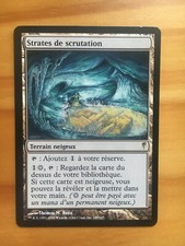 Mtg coldsnap scrying sheets french sp