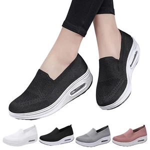 Tenis para Mujer Zapatos Deportivos Ligeros Aerodinámicos Cómodos Zapato para Caminar - Imagen 1 de 10