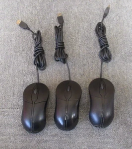 Joblot 3 x Dell MOC5UO XN966 XN967 Optical USB Wired 3-Button Scroll Wheel Mouse - Picture 1 of 7