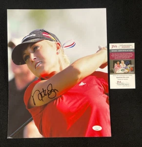 Foto firmada de Natalie Gulbis LPGA 11x14 JSA certificado de autenticidad - Imagen 1 de 1