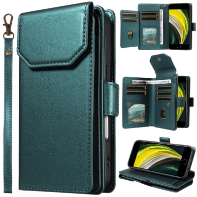 For OnePlus 13/13R/1+Nord 4 Case 11 Card Slot Banknotes Wallet Protection Cover - Image 1 of 4