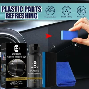 50ML Plastic Part Refurbish Agent Car Auto Interior Dashboard Restorer Kit . - Picture 1 of 11