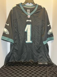 Philadelphia Eagles Men's Game on-Field Jersey Black XXL #1 QB - Picture 1 of 3
