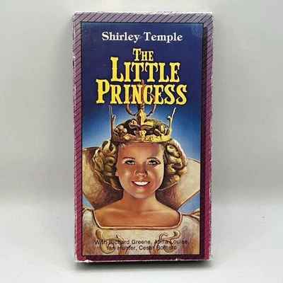 Shirley Temple The Little Princess VHS 1984 Video Tape Cesar Romero VTG Color - Image 1 of 4