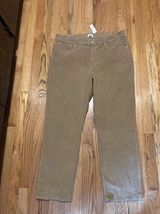 NWT J.Crew Vintage Slim-Straight Corduroy Pant Beige Size 34 Brand New - Picture 1 of 8