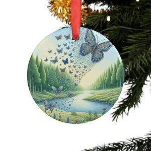 Remembrance Ornament 8 - Elegant Holiday Tribute - Sentimental Gift for Family - Picture 1 of 5