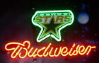 Dallas Stars Beer Logo 14"X10" Neon Lamp Sign Light Man Cave Bar Wall Decor