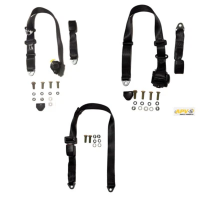 Kit cinturón seguridad trasero para Toyota Corolla AE82 1983-89 3 puertas hatchback Foto 1 de 4