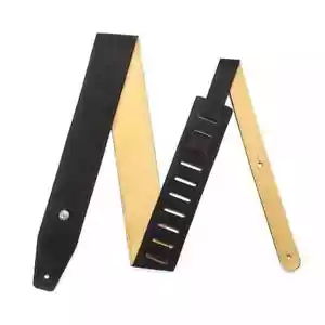 Dunlop Gitarrengurt/Bassgurt Ebenholz Wildleder 37 Zoll bis 58 Zoll verstellbar BMFS01 - Bild 1 von 6