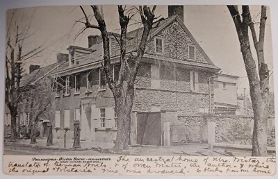 Extremely Rare 1907 Canceled 1 CENT Benjamin Franklin Stamp-Photo/Topo POSTCARD  - Image 1 of 4