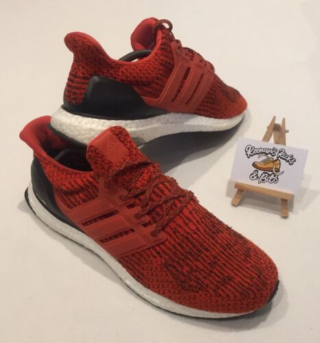 adidas Ultra Boost 3.0 Energy Red Running Baskets UK 11.5 'S80635 RARE VINTAGE