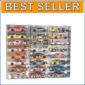 High-Quality Acrylic Display Case for 1:24 Scale Diecast Cars - Easy Wall Mount - Picture 1 of 11