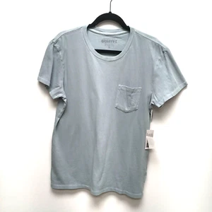 Outerknown Mens Blue Short Sleeve Crew Neck Workwear Groovy Pocket T-Shirt M - Picture 1 of 8