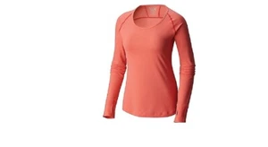 Mountain Hardwear - Butterlicious LS Athletic Wear Tee, Pink, Small - Picture 1 of 1