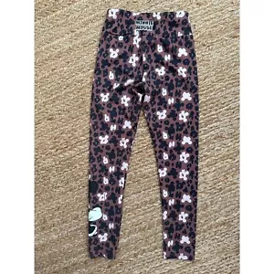Zara Mickey And Friends Disney Minnie Mouse Sporty Leggings Size Girls 9/10 - Picture 1 of 7