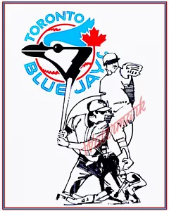 MLB Vintage Toronto Blue Jays Print Color REPRINT 8 X 10 Photo Picture - Picture 1 of 1