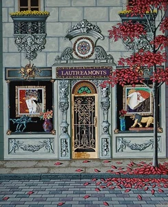 David Farrell Lautreamonts Hand Signed Serigraph 131/250 Gustav Klimt Store art - Picture 1 of 6