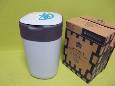 Tommee Tippee Twist & Click Advanced Windeleimermit, blau mit 1 Nachfüllkassette - Bild 1 von 3