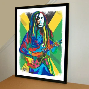 Bob Marley The Wailers Reggae Music Poster Print Wall Art 18x24 - Picture 1 of 7