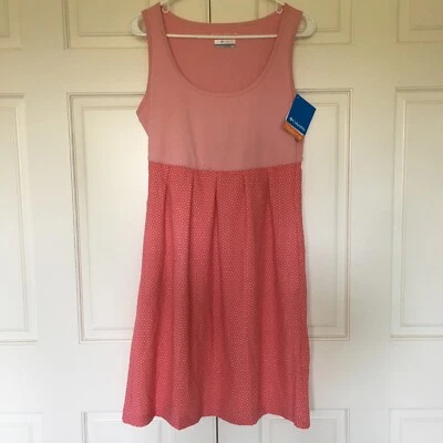 NUEVO Vestido de Verano Columbia (M) Para Mujer Sin Mangas Omni Tono Protección Solar Foto 1 de 4
