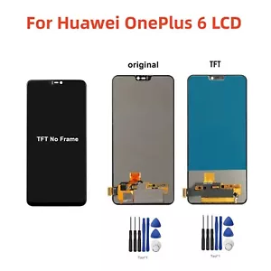 TFT OLED para Huawei OnePlus 6 Pantalla LCD Pantalla Táctil Digitalizador Conjunto de Piezas - Imagen 1 de 9