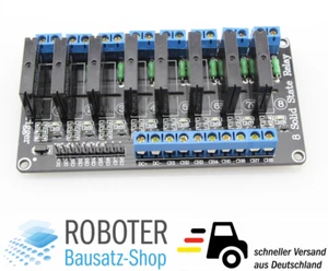8 Kanal Solid State Relais Modul 5V/230VAC High Level Trigger Arduino, Raspberry - Bild 1 von 1
