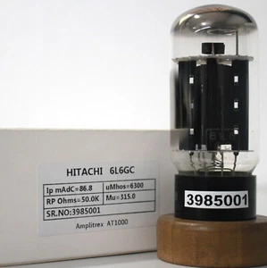 6L6GC Hitachi Clear Glass made In Japan Genetic White Box Qty 1 Pc - Picture 1 of 9