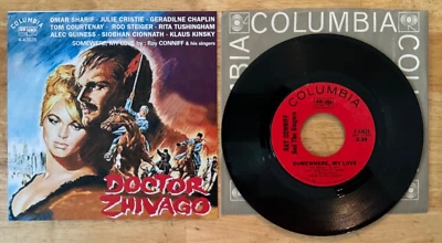 45 7" SP MOVIE SOUNDTRACK DOCTOR ZHIVAGO OMAR SHARIF JULIE CHRISTIE - Image 1 of 2