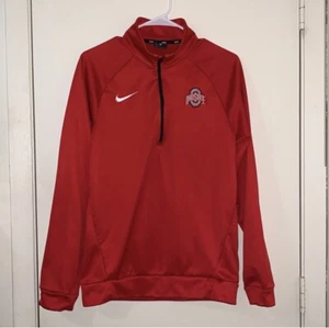 Ohio State Nike Dri Fit Zip Pullover ROT Größe Small gebraucht - Bild 1 von 4
