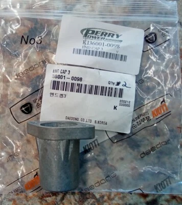 New Genuine KIOTI 36001-0098 Loader Joystick Valve End Cap for CK and CK10 Model - Image 1 of 3