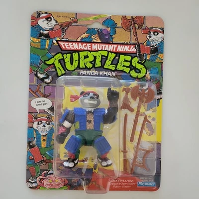 TMNT Vintage Figure / MOC - Panda Khan - Playmates -  1990 - Sealed - Image 1 of 3