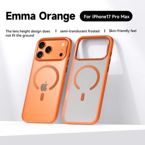 Mattierte Magnet Hülle für iPhone 17 Pro Max 16 Pro 15 14 Stoßfest Hybrid Cover - Bild 1 von 16