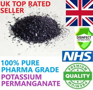 Potassium Permanganate Crystals 99.9% Pure Pot Perm Antibacterial Disinfectant - Picture 1 of 2