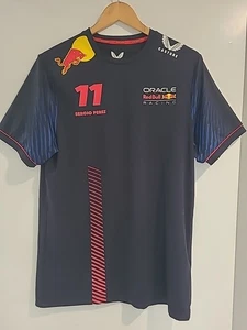 Red Bull Racing Formula 1 Sergio Perez Driver T-Shirt 2023 Medium F1 - Picture 1 of 10
