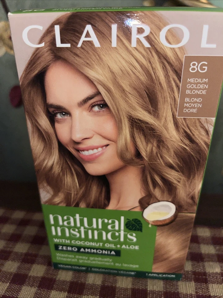 Clairol Natural Instincts Ammonia Free Hair Color Kit 8G Medium Golden Blonde - Image 1 of 1