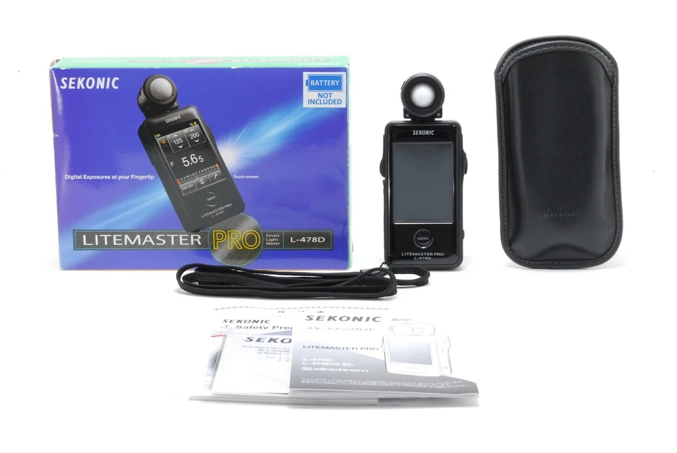 [EXCELENTE COMO NUEVO en CAJA] Medidor de luz Sekonic LiteMaster Pro L-478D de JAPÓN Foto 1 de 4