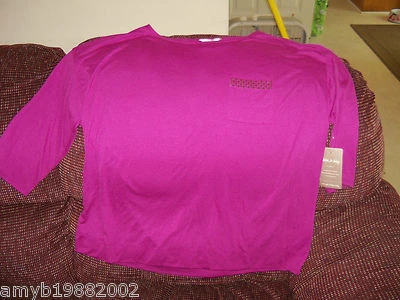 White Stag Purple Sequin Pocket Tee XXL (20) Women's NEW - Image 1 of 2