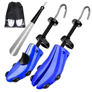 Shoe Stretcher, Pair 4-Way Shoe Expander L (for Men's Size Us 9.5-14) Blue - Picture 1 of 7