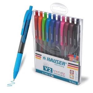 V2 Gel Pens 0.7 mm 10 Pc Assorted Colored Gel Pens Pens For School Note Takin... - Picture 1 of 6