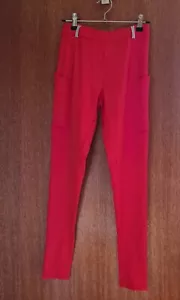 Women's red horse riding tights size L - Picture 1 of 4