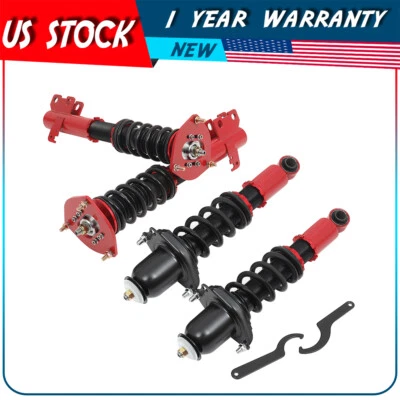 Kit de rebaixamento de suspensão Coilovers para 2003-2008 Toyota Corolla apoios de suspensão ajustáveis - Imagem 1 de 4