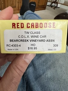 TED CABOOSE TW CLASS C.D.L.X. BEARCREEK VIGNETO ASSN WINE CAR NUOVO CON SCATOLA - 309 - Foto 1 di 5